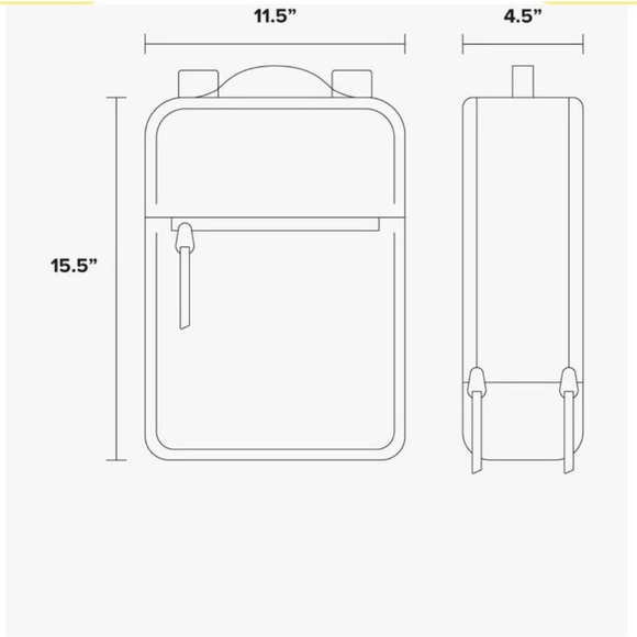 Calpak Kaya 15 inch Laptop Travel Backpack in Black - Picture 12 of 13